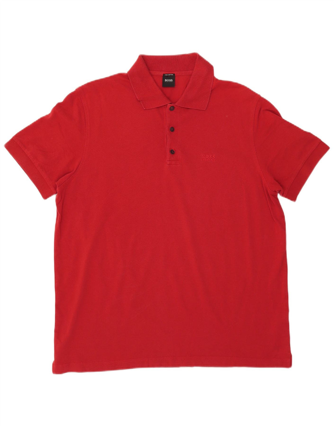 Camisa polo masculina Hugo Boss XL algodão vermelho