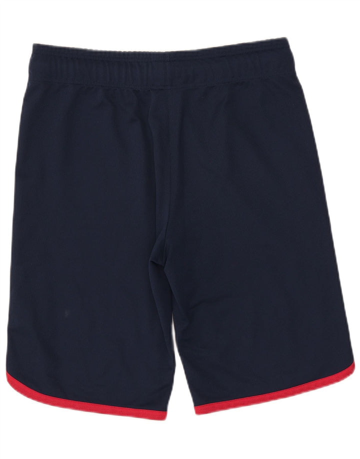 Shorts esportivos masculinos Converse médio azul marinho colorblock poliéster