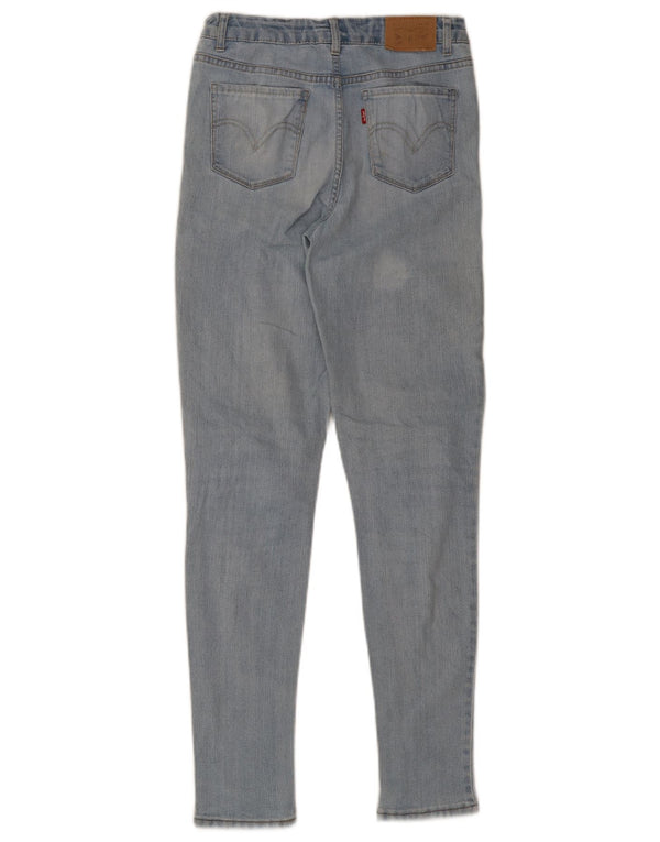 Jeans Levi's Girls 720 cintura alta super skinny 13-14 anos W26 L30 azul