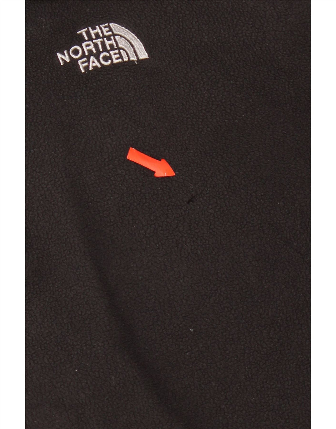 Suéter de lã masculino The North Face com zíper e gola grande poliéster preto