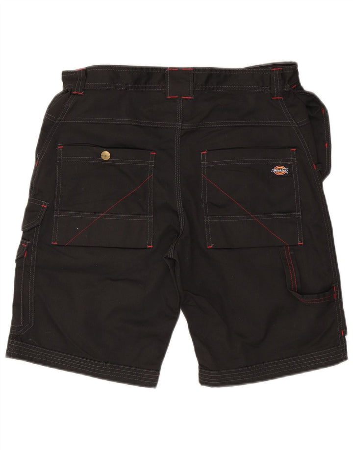 Shorts cargo masculino Dickies W32 poliéster preto médio