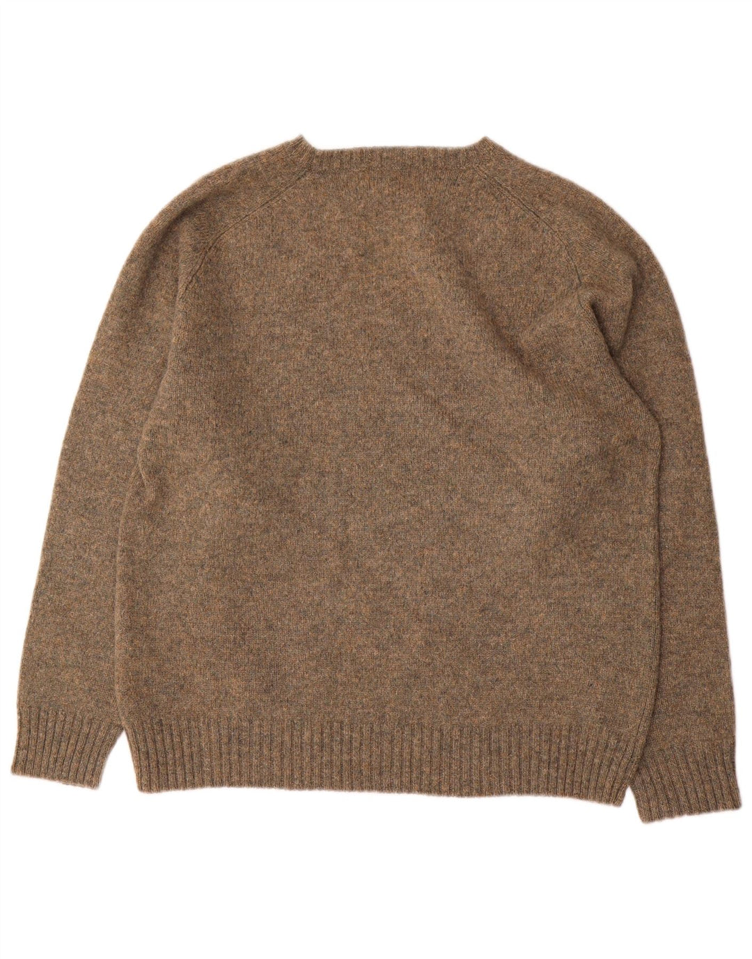 Suéter masculino Kappa com gola redonda XL lã manchada bege