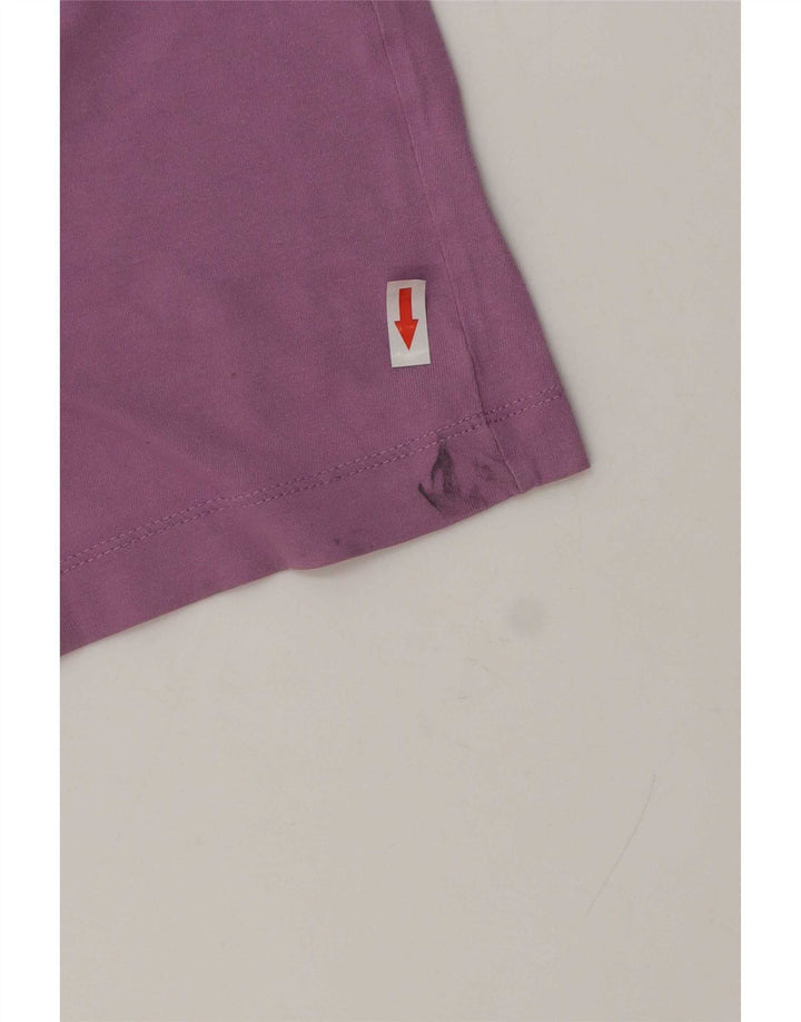 Nike Mens Camiseta Top XS Roxo Algodão