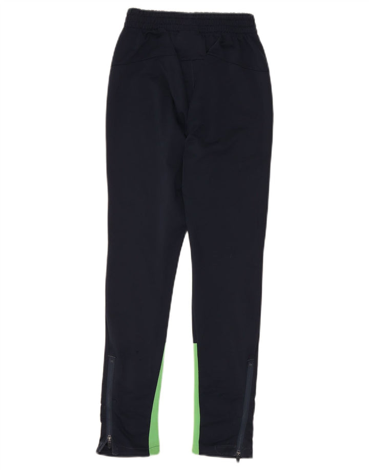 Calça de treino para meninos UMBRO 9-10 anos pequeno bloco colorido azul marinho