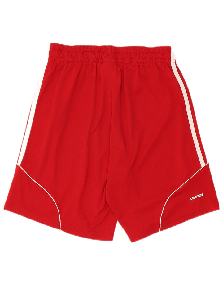 Adidas Masculino Climalite Sport Shorts Pequeno Poliéster Vermelho
