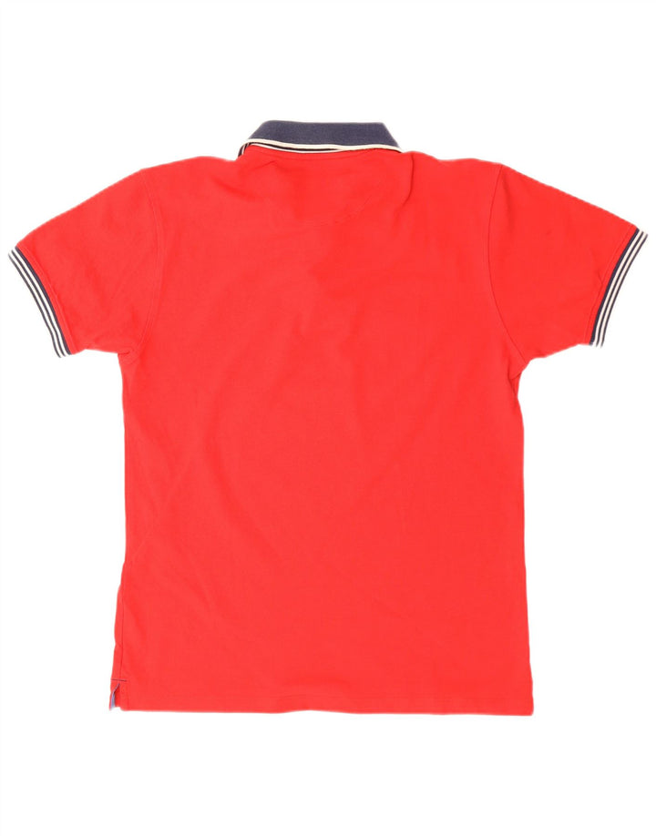 Camisa polo masculina HENRI LLOYD grande algodão vermelho