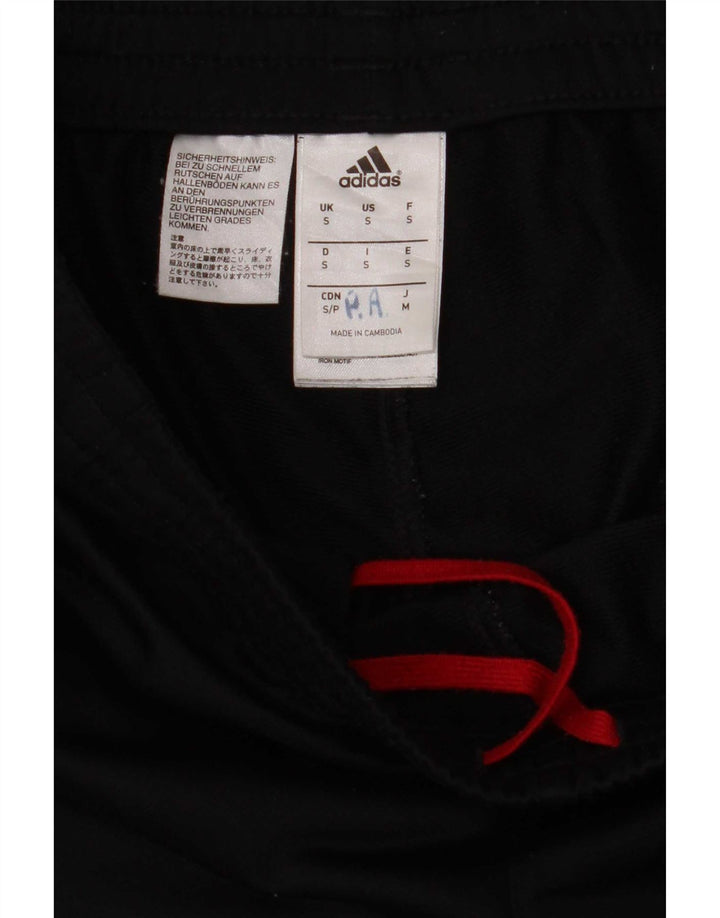 Adidas Mens Treino Calças Joggers Pequeno Poliéster Preto