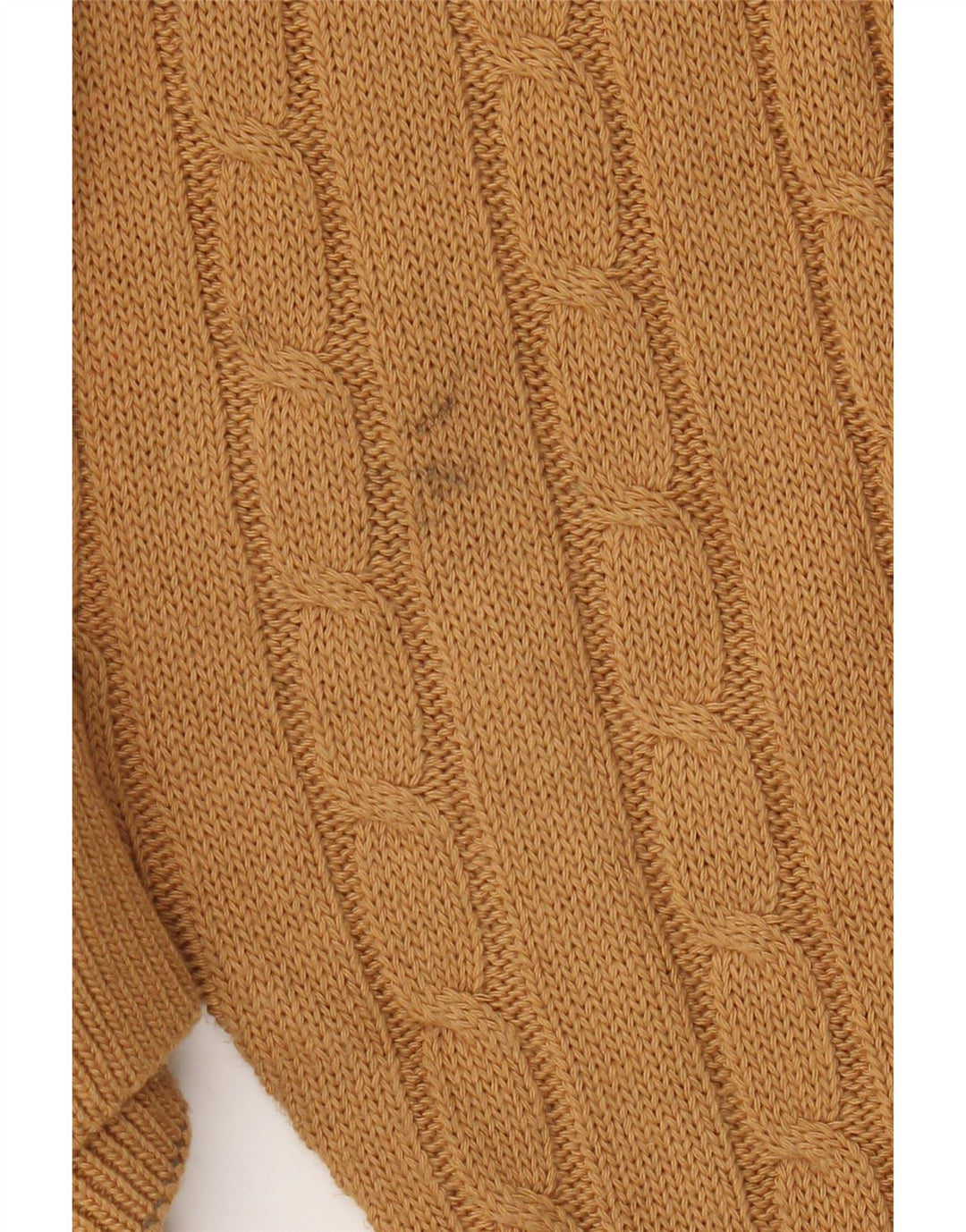 Suéter masculino Herman com decote em V XL de algodão marrom
