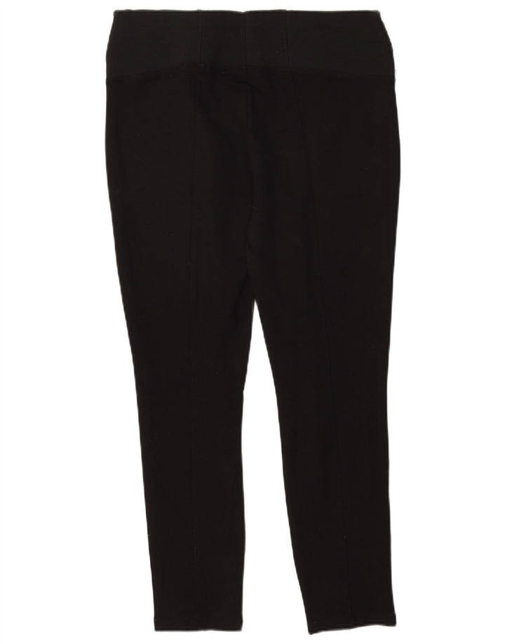 Zara Leggings Crop Feminino UK 16 Grande Preto
