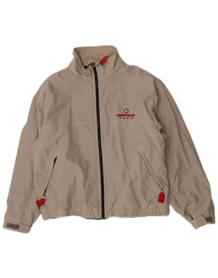 Jaqueta corta-vento masculina Murphy & Nye UK 40 grande poliamida bege