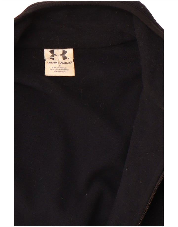 Jaqueta de lã feminina UNDER ARMOUR UK 16 grande poliéster preto