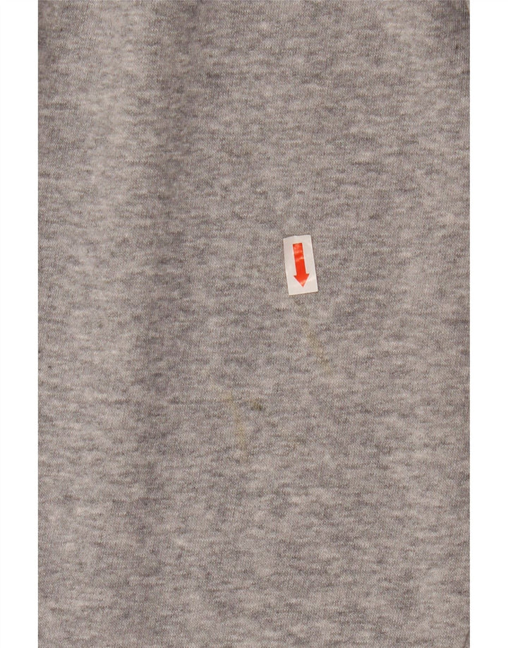 ADIDAS Calças de treino femininas Joggers UK 14 Médio Cinza Algodão