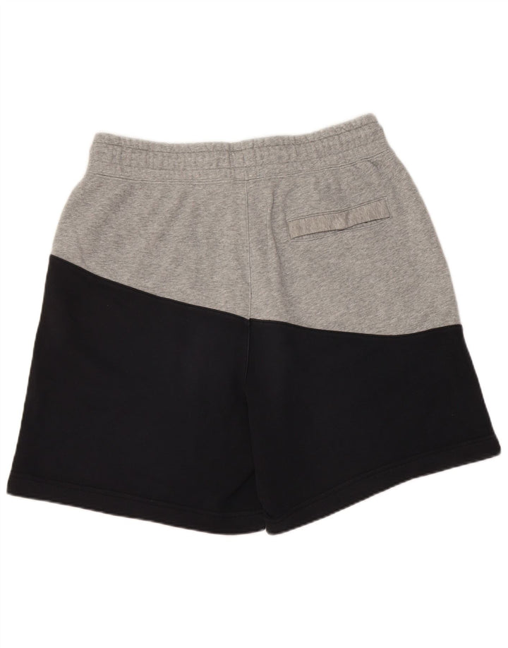 Shorts esportivos masculinos Nike grandes de algodão colorido preto