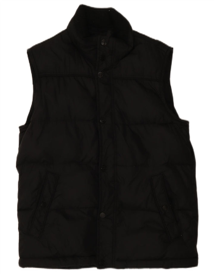 Colete acolchoado masculino ESPRIT UK 38 nylon preto médio