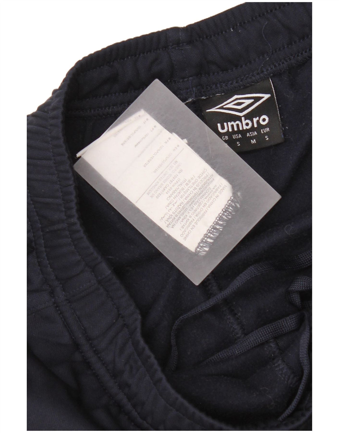Umbro Mens Graphic Tracksuit Calça Joggers Pequeno Poliéster Azul Marinho