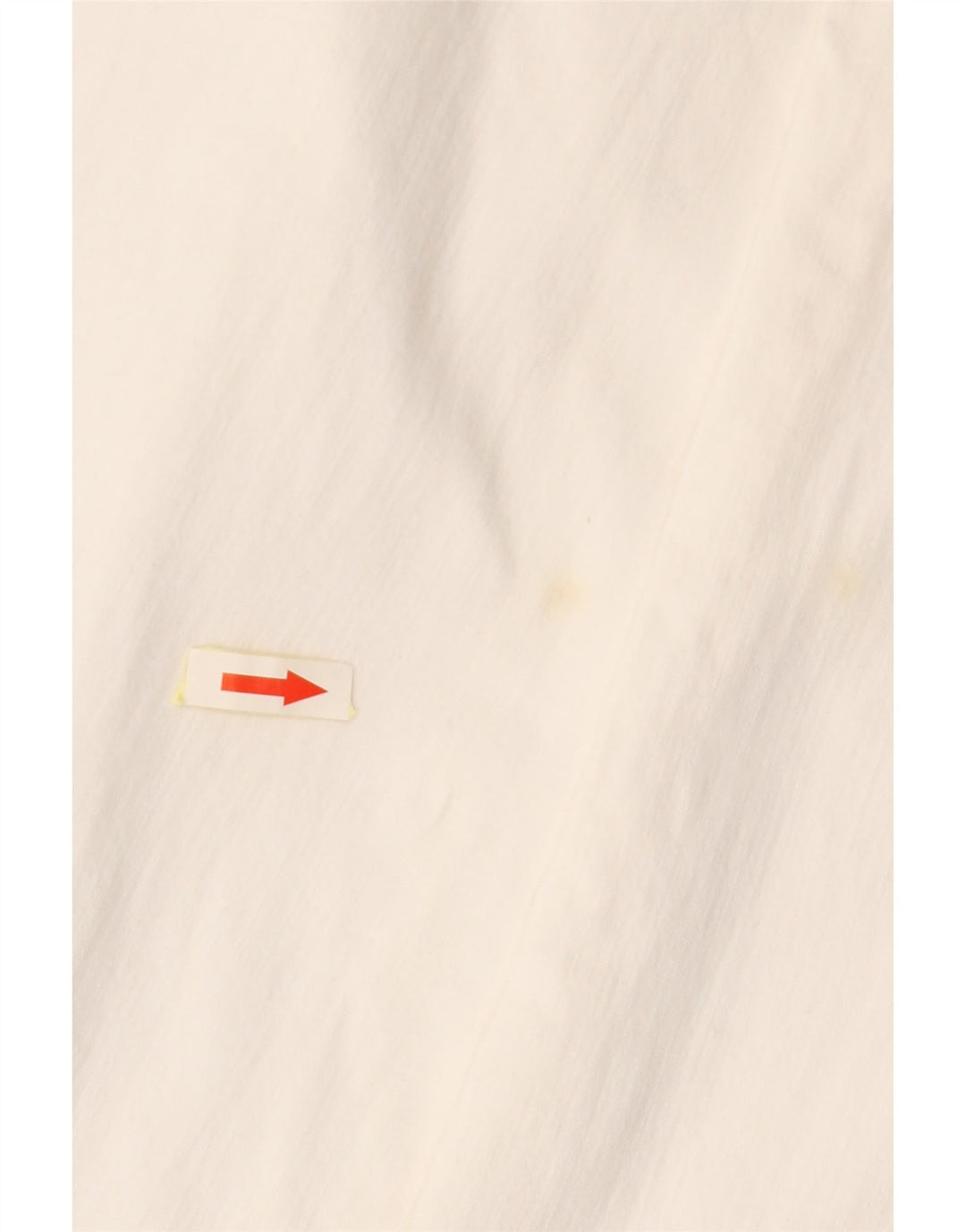 Calça masculina reta casual TRUSSARDI IT 47 pequena W31 L33 algodão branco