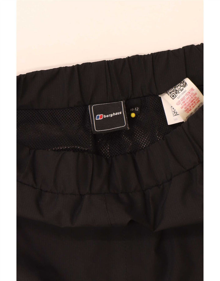 Calças impermeáveis Berghaus Boys 11-12 anos poliéster preto