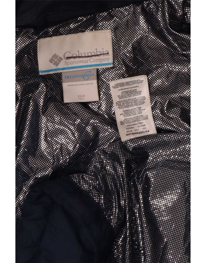 Jaqueta Columbia Masculina Alta Acolchoada UK 44 2XL Azul Marinho Poliéster