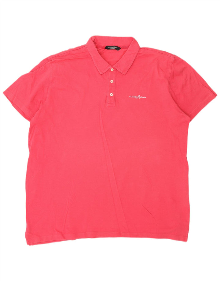 Camisa polo masculina Guess By Marciano XL algodão rosa