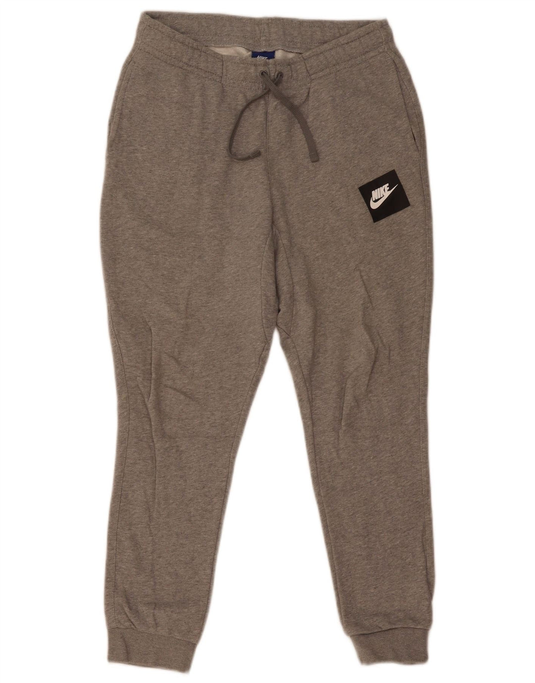 Calça de treino masculina Nike joggers pequeno algodão cinza