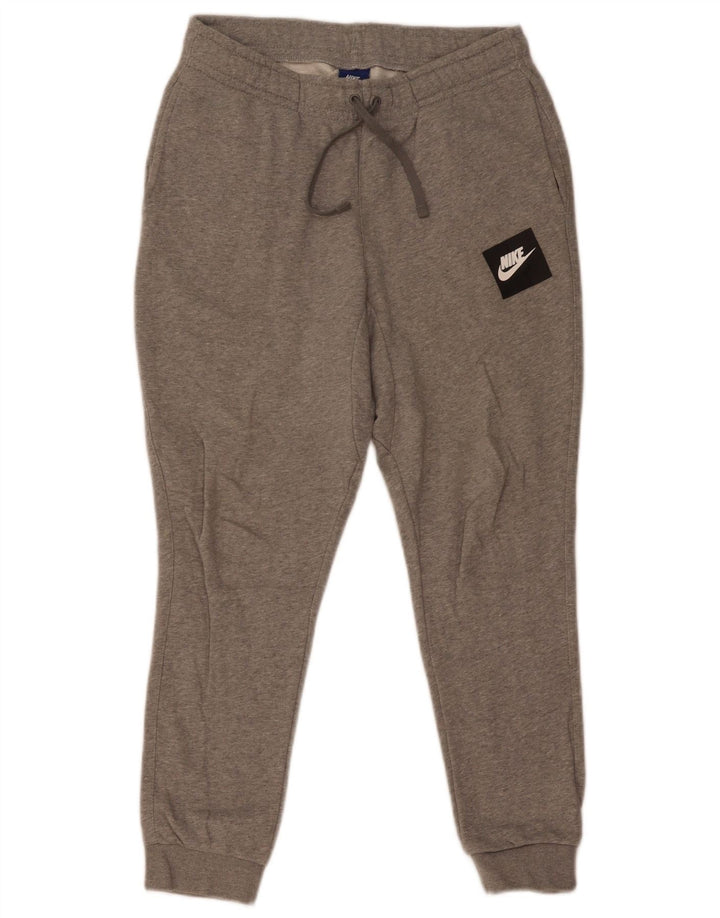 Calça de treino masculina Nike joggers pequeno algodão cinza