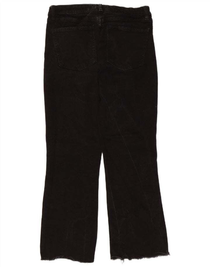 Calça jeans feminina ZARA Bootcut EU 36 XS W26 L25 preta