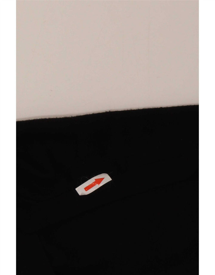 Suéter cardigã feminino Zara Reino Unido 16 grande rayon preto