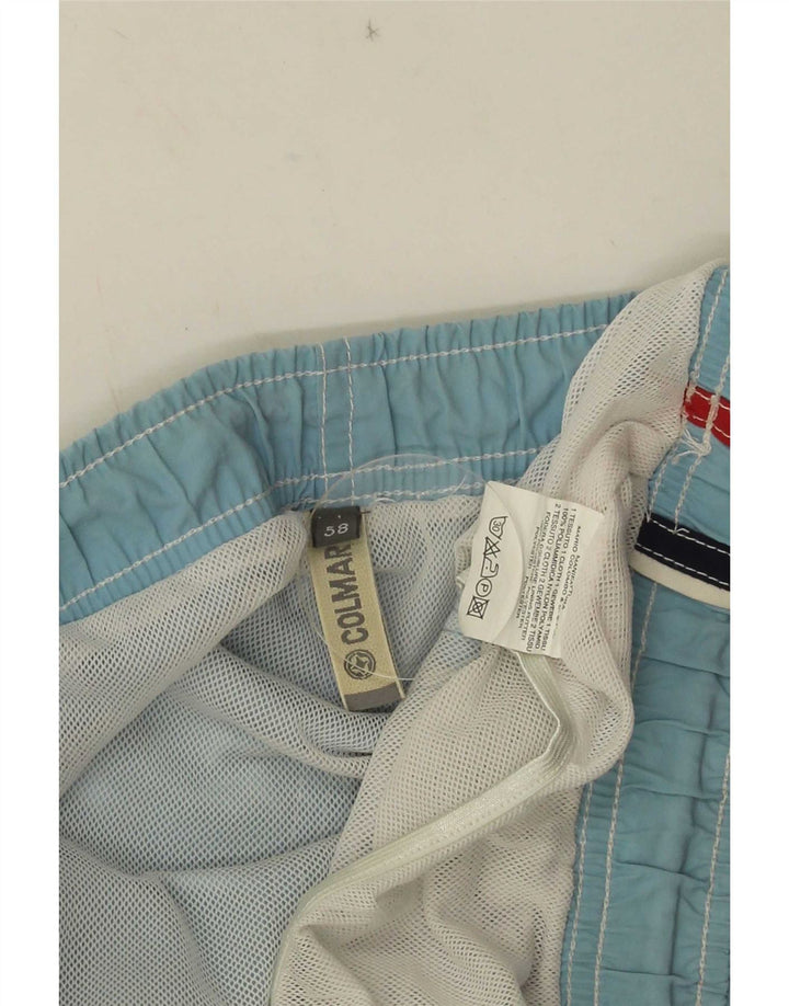 Calções de banho masculinos Colmar IT 58 XL poliéster listrado azul