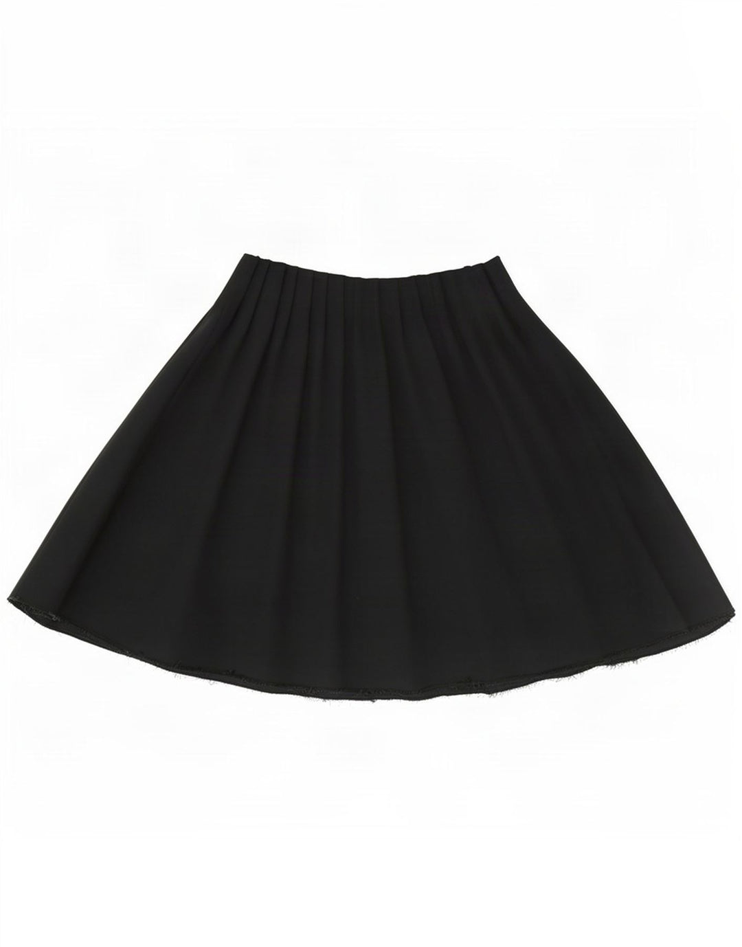 Saia plissada feminina Zara pequena W26 viscose verde