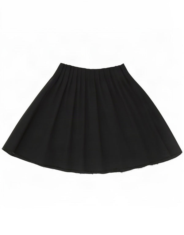 Saia plissada feminina Zara pequena W26 viscose verde