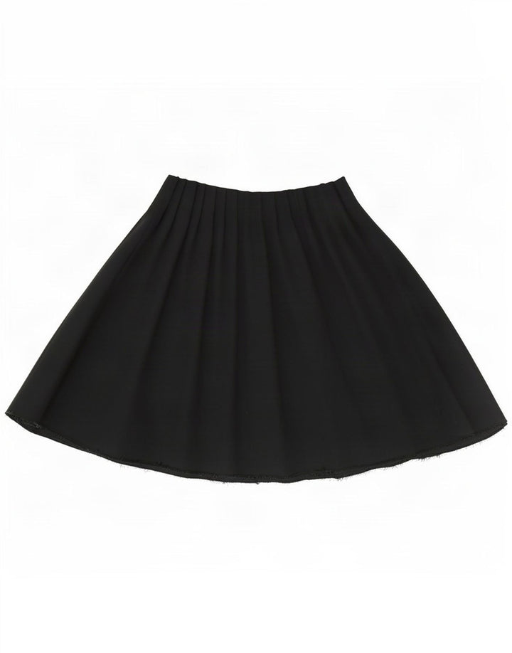 Saia plissada feminina Zara pequena W26 viscose verde