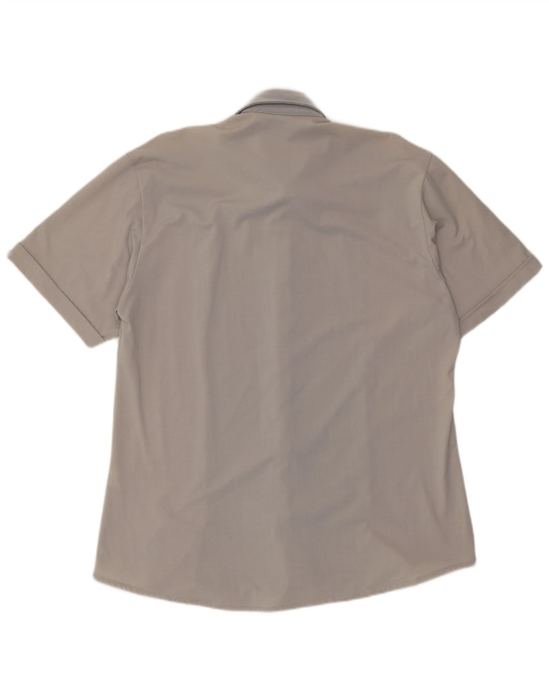 Sasch Camisa masculina de manga curta grande cinza colorblock poliéster