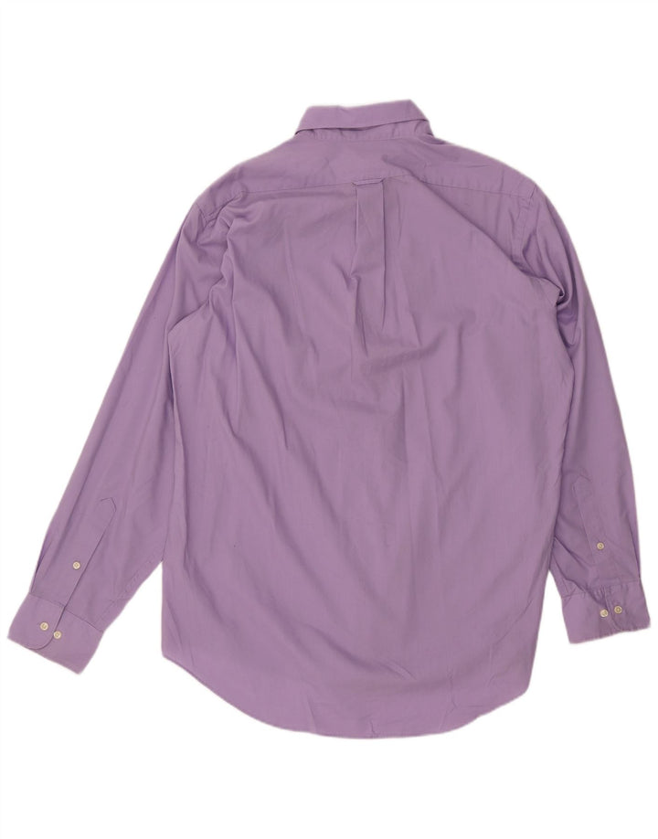 Camisa masculina IZOD tamanho 16 grande algodão roxo
