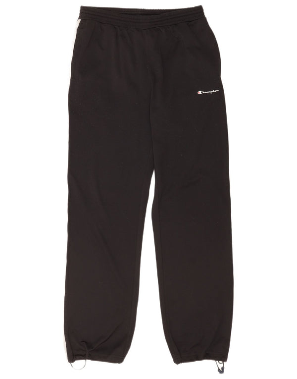 Calça de treino masculina Champion Joggers poliéster preto médio