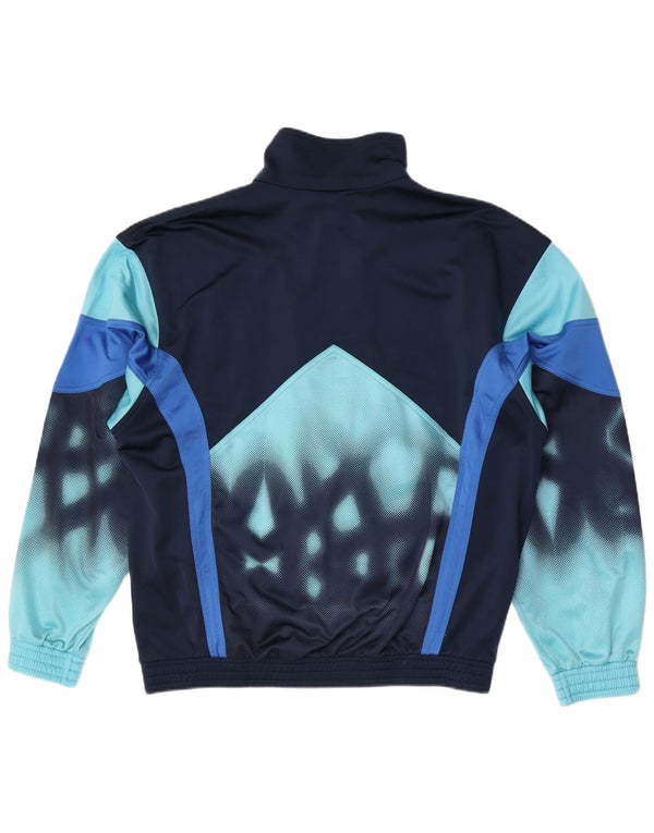 Jaqueta masculina de agasalho Lotto Reino Unido 42/44 XL azul marinho poliéster colorblock