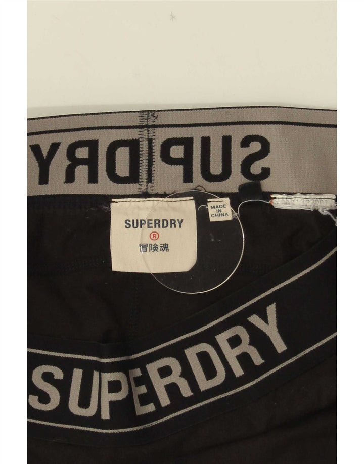 Superdry Womens Graphic Leggings UK 16 Grande Poliamida Preta