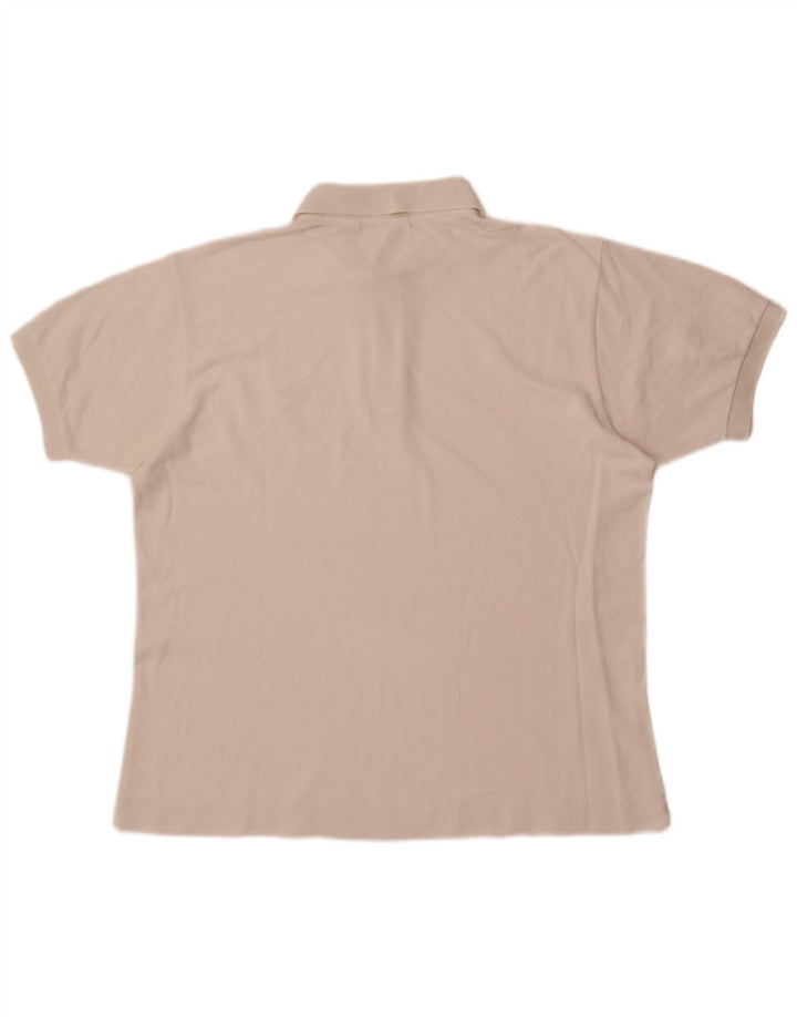 Camisa polo masculina Lacoste Classic Fit tamanho 5 grande branco