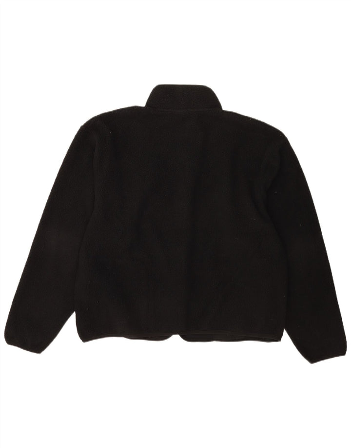 Jaqueta Nike Masculina Loose Fit Fleece UK 38 Médio Preto Poliéster