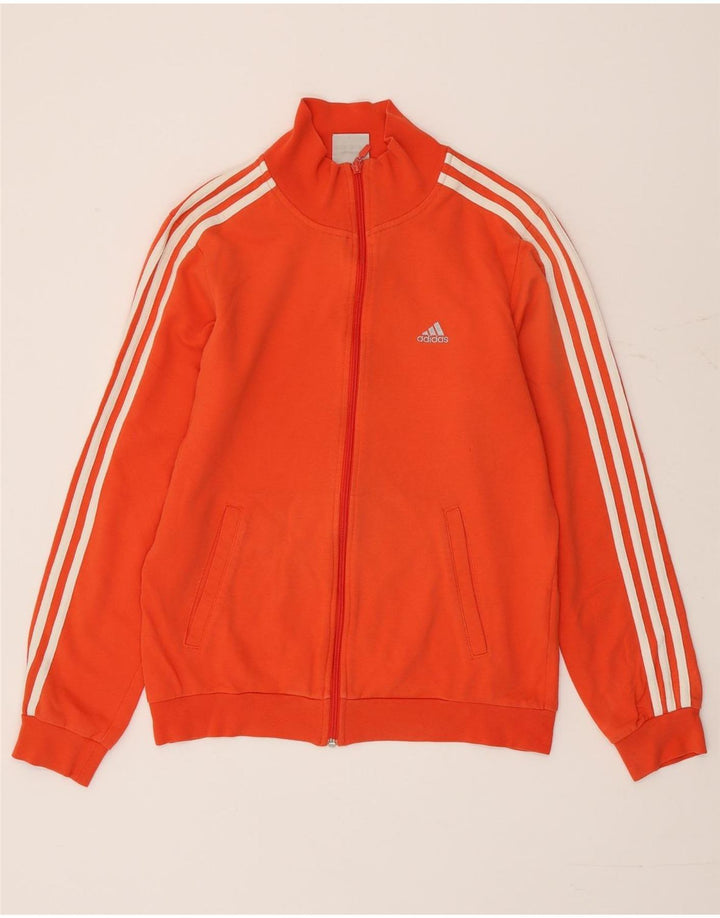 Adidas Mens Tracksuit Top Jacket XS Laranja Algodão