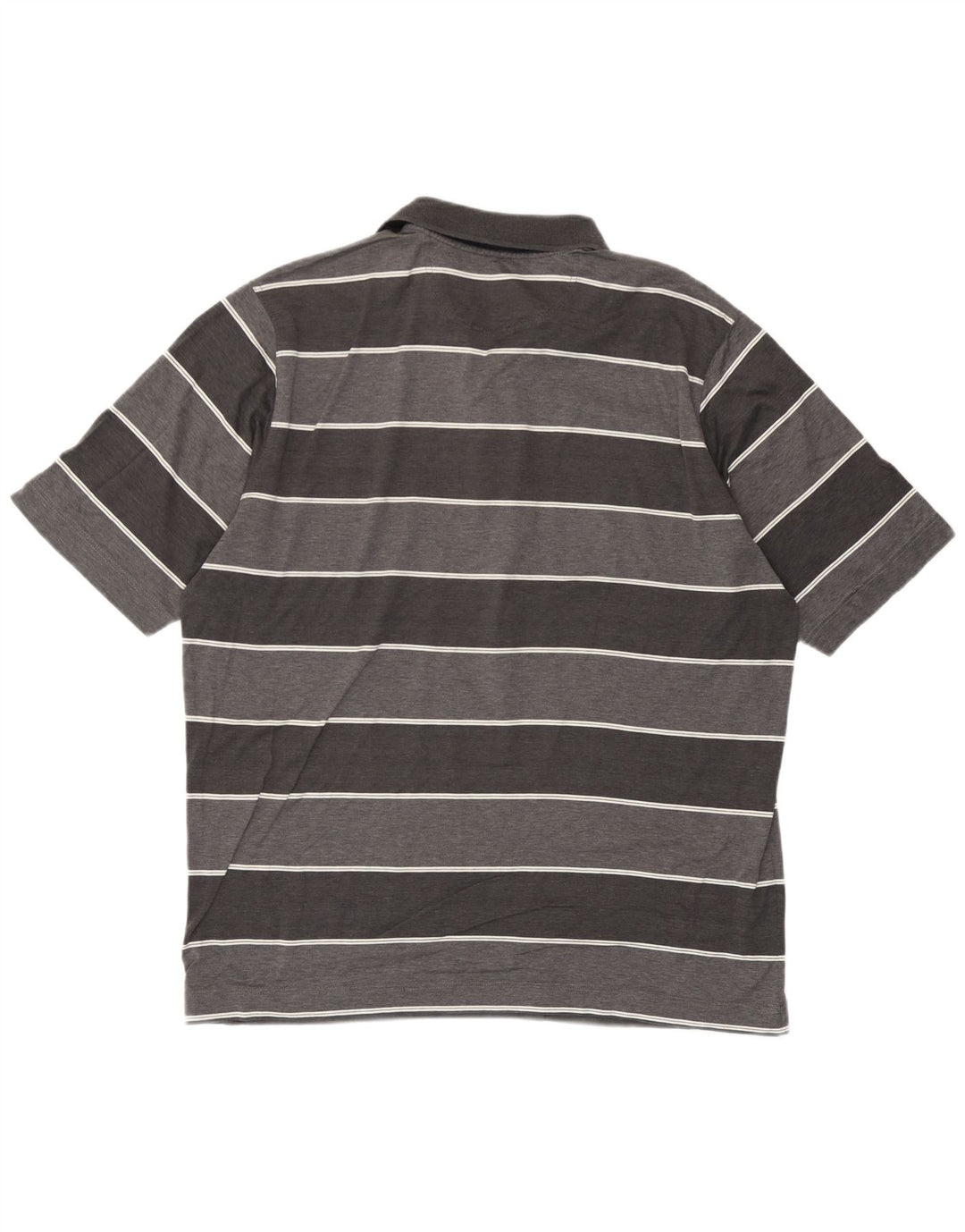 Camisa polo masculina Paul & Shark grande listrada cinza