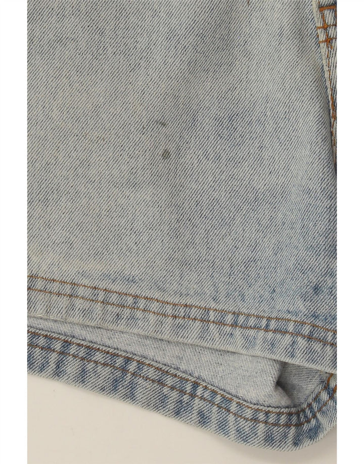 Shorts jeans feminino VINTAGE W32 grande azul