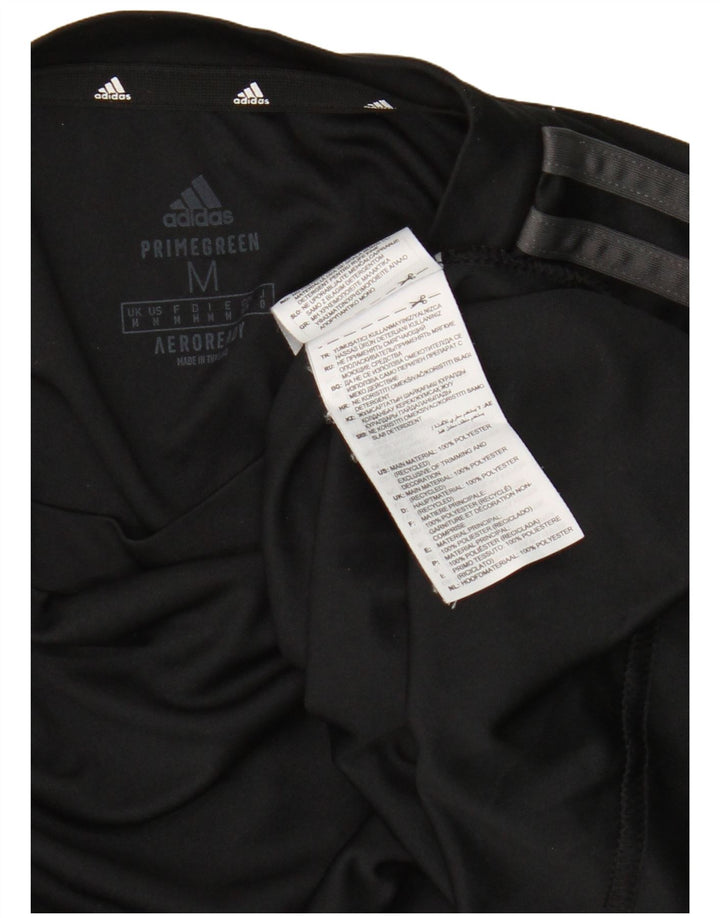 Adidas Mens Aeroready Camiseta Top Médio Poliéster Preto
