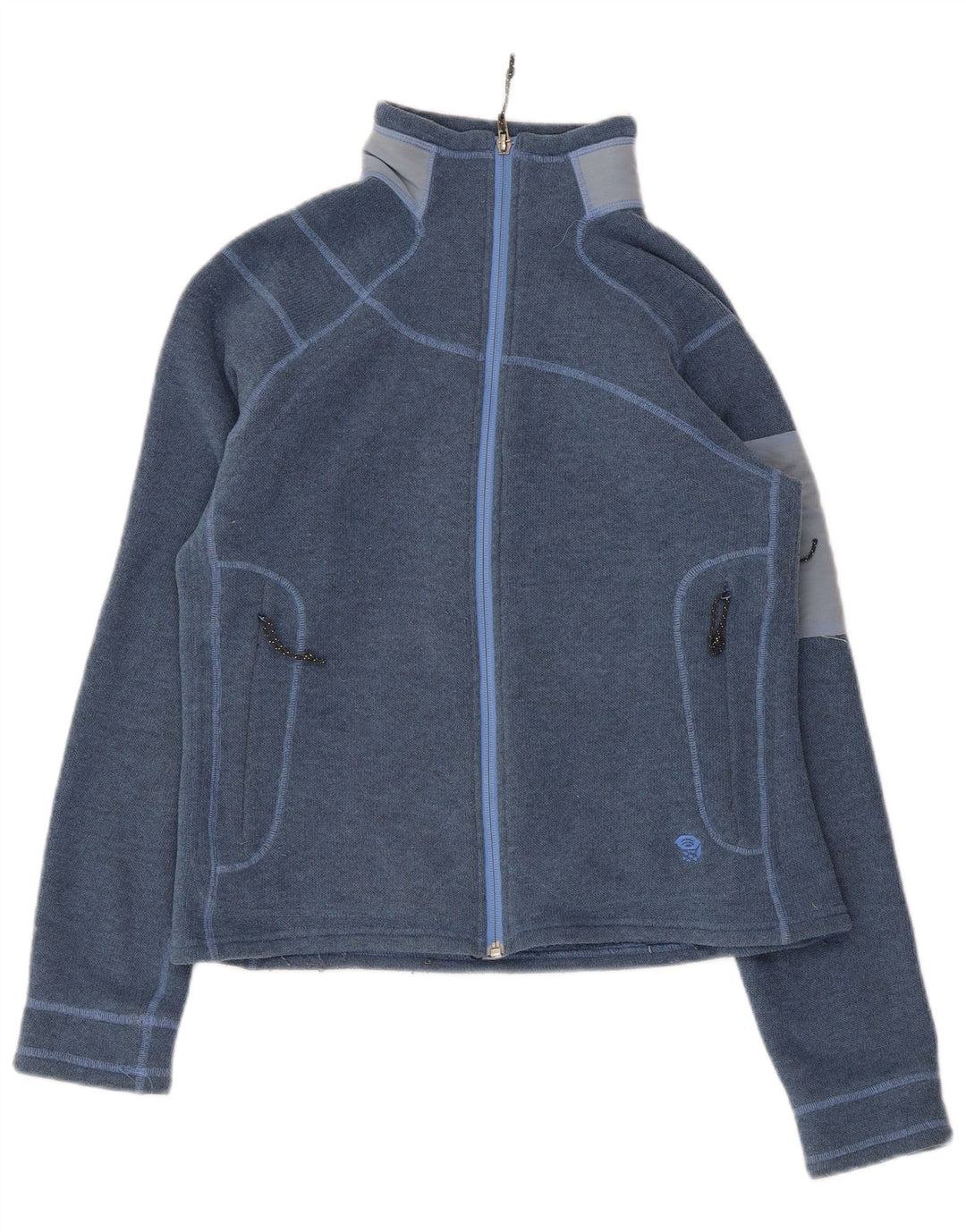 MOUNTAIN HARDWEAR Jaqueta feminina Polartec de treino UK 14 azul médio