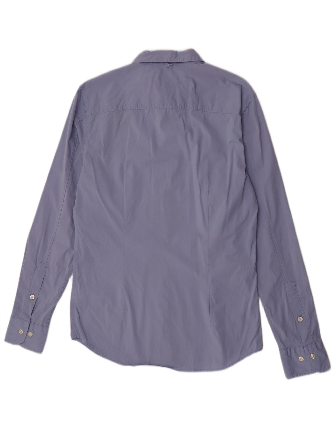 Tommy Hilfiger Mens Slim Fit Camisa Médio Algodão Azul