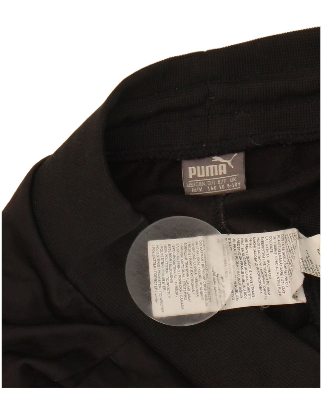Calça de treino Puma Boys Graphic Joggers 9-10 anos preto poliéster