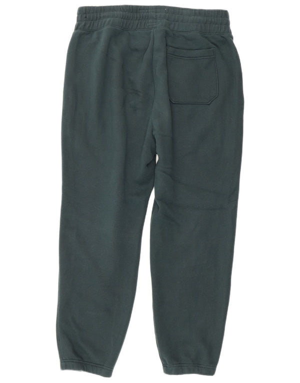 Abercrombie & Fitch Calça de treino masculina Joggers verde médio