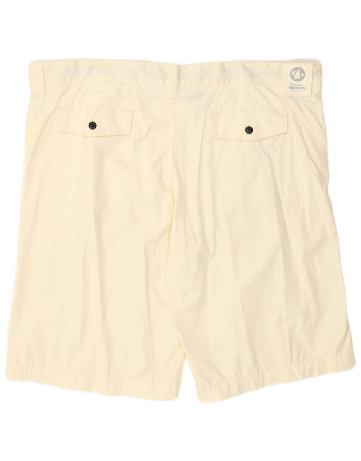 Shorts chino masculino Murphy & Nye W44 2XL algodão branco