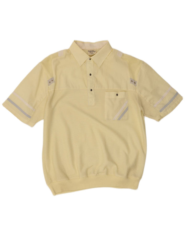 Camisa pulôver masculina Angelo Litrico IT 48/50 listrada amarela média