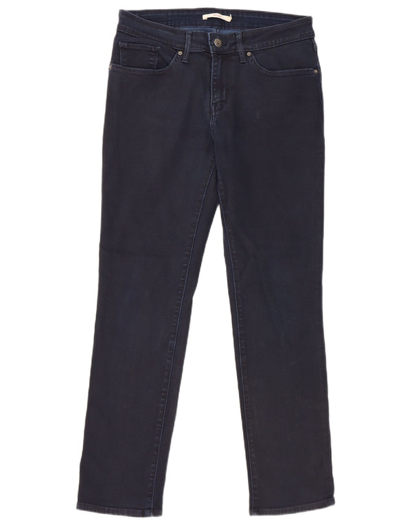 Levi's Womens 712 Slim Jeans W30 L30 Navy Blue Cotton