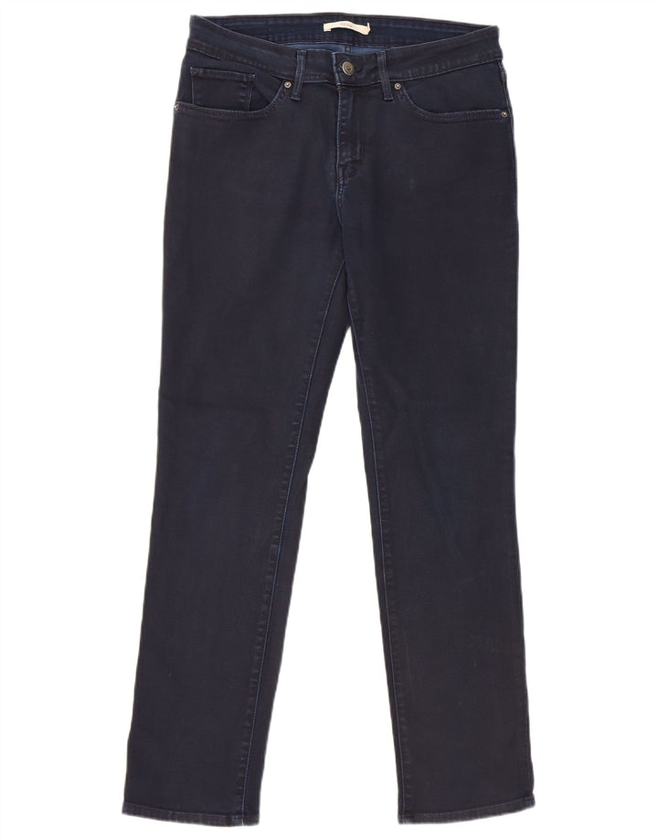 Calça jeans feminina Levi's 712 Slim W30 L30 azul marinho algodão